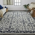 thumbnail image 5 of HomeRoots 513677 10 x 14 ft. Taupe & Gray Wool Floral Hand Tufted Handmade Stain Resistant Rectangle Area Rug, 5 of 5