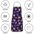 thumbnail image 6 of Sikiie American Stars Aprons for Kitchen Cooking Aprons, Chef Apron for Men Women Chef, 6 of 7