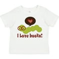 thumbnail image 3 of Inktastic I Love Books Bookworm Boys or Girls Toddler T-Shirt, 3 of 5