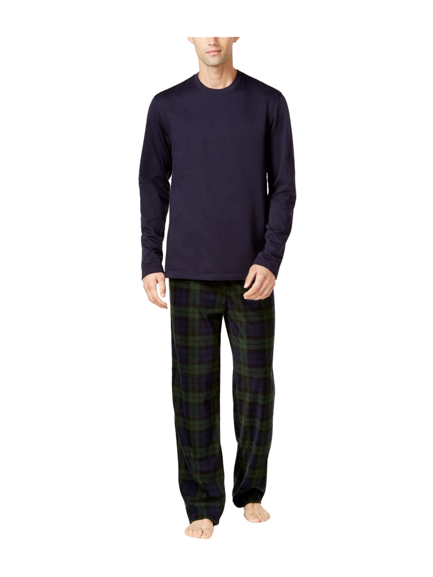 $50 CLUB ROOM Men/'s PAJAMAS PANTS BLUE SOLID FLEECE LOUNGE SLEEPWEAR SIZE XL