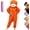 Orange, variant on Adult Silly Onesie Funny Monster Hooded One Piece Loungewear Fleece Pajamas|Funny Halloween Pumpkin Costumes,Big Mouth Monster New Funny Pajamas,Monster Onesie Adult,Wearable Blankets for Women & Men