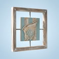 thumbnail image 4 of Natural Wood Mediterranean Nautical Starfish & Shell Wall Hanging Decor, Coastal Seaside Wall Art Ornament, Beach Theme Decor for Homestay Background Wall Living Room, 4 of 6