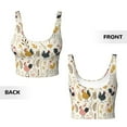 thumbnail image 6 of Uemuo Cartoon Chickens Pattern Women's Sports Bra - High Impact Support, Breathable, and Comfortable Athletic Bra for Running, Yoga, and Workouts, 6 of 9