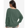 thumbnail image 5 of Womens Tops Long Ruffle Sleeve Shirts for Women Casual Loose Blouses Fashion, 5 of 6