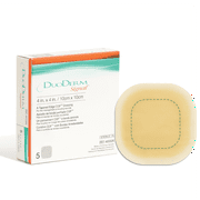 Convatec DuoDERM Signal CGF 4"x4" Hydrocolloid Dressing with Change Indicator, 5ct Box