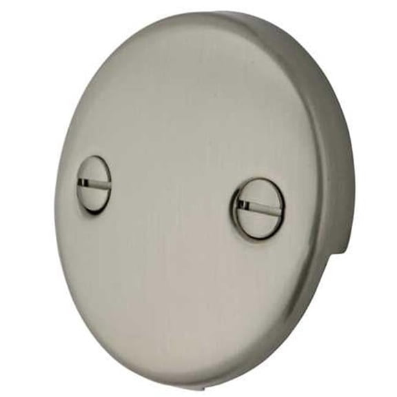 Bath Tub Overflow Plate  Satin Nickel