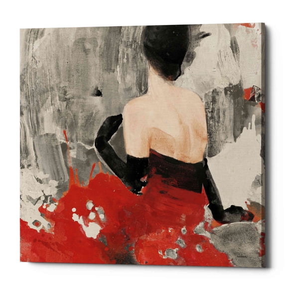 Epic Graffiti 'Beautiful Gaze II Neutral' by Albena Hristova, Canvas Wall Art, 26"x26"