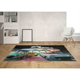 thumbnail image 3 of Retro Cars Rug, Indoor Rug, Floor Rugs, Vintage Drive In Scenery Rugs, Gift For Him Rugs, Car Rug, Dining Room Rug, 3D Printeds Rugs, 5.2'x7.5' - 160x230 cm, 3 of 8