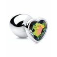 thumbnail image 3 of Booty Sparks Rainbow Prism Heart Anal Plug Lrg, 3 of 4