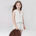 thumbnail image 4 of Girls Summer Clothes Set Kids Pockets Outfit, 4 of 9