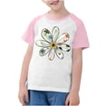 thumbnail image 3 of RXIRUCGD 2025 Vêtements d'Été pour Enfants Tout-Petits Garçons Filles Mode Mignon Col Rond Imprimé Manches Courtes Haut, 3 of 7