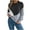 Black, variant on WREESH Fashion Pullover Women's Knitting Color Contrast Pullover Sweater Long Sleeve Round Neck Top Sweater Black