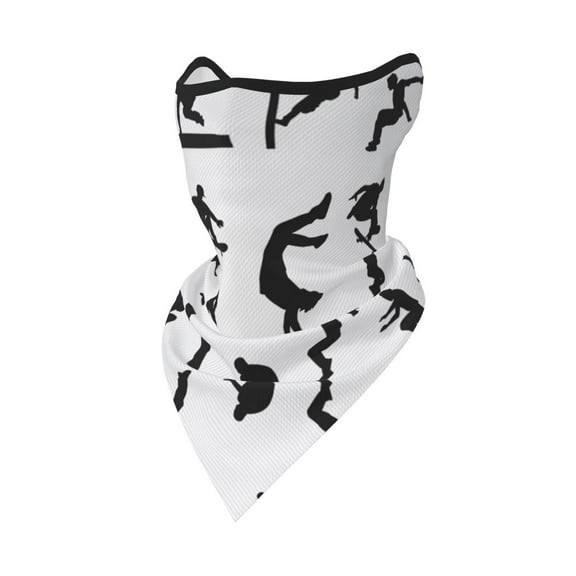 Runningway Cool Parkour Sports Extreme Neck Gaiter Balaclava Face Scarf Mask Quick-Dry Half Masks For Women Men Sun Protection Breathable Dustproof