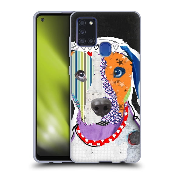 Head Case Designs Officially Licensed Michel Keck Dogs 3 Catahoula Leopard Soft Gel Case Compatible with Samsung Galaxy A21s (2020)