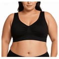 thumbnail image 5 of LQCrafK 3 pack Women Sports Bra Wirefree Yoga Bras Tank Top High Intensity Push Up, 5 of 7