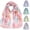 Z1 Blue, variant on Scarf for Women Lightweight Breathable Print Floral Pattern Chiffon Shawl Wraps Large Sunscreen Scarves Multiple Colors for Vacation Travel Casual Fashion Green