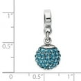 thumbnail image 2 of Beautiful Sterling Silver Reflections Dec Swarovski Crystal Ball Dangle Bead, 2 of 2