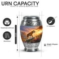 thumbnail image 3 of Yatskia Mountain Tiger Small Urns for Human Ashes Keepsake Adult Male and Female, Large Funeral Urn for Adult Ashes Dad, (Monar 10 Inch and 3 Inch), 3 of 8