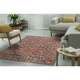 thumbnail image 2 of EORC Rust Hand Knotted Wool Traditional Bakhtiari  Rug, 6' x 9', 2 of 6