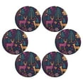 thumbnail image 7 of Round Dinner Plate Mat Round Placemat 15.4x15.4inx4 Placemat Table Mat Kitchen Mat Coffee Mat Fabric Thick Strong Wear-Resistant Heat Resistance Christmas Deer Cute, 7 of 7