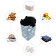 thumbnail image 4 of Laundry Basket Laundry Hampers 12.6*11* 22.7 Inch Storage Basket Laundry Hampers is Lightweight and Foldable Beautiful Blue Cloth Flowers, 4 of 7