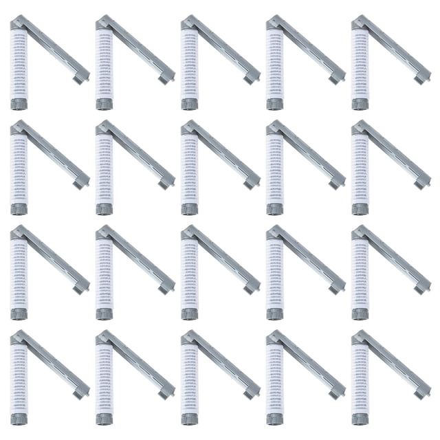 unbranded 20Ud Rodillos Rizados Autoadherentes Para Con Práctico En Color Gris
