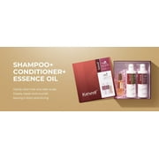Karseell Sulfate Free Shampoo and Conditioner Set with Hair Oil Treatment for Dry Damaged Hair, 35.6 fl oz