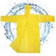 thumbnail image 5 of Chubasquero EVA para hombre y mujer, impermeable, con capucha para acampar al aire libre, impermeable (tamaño medio) amarillo, 5 of 8