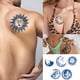 thumbnail image 4 of (Set GZX-075-062-054-055-061) 5PCS Pegatinas tatuaje jugo semipermanentes Serie bodegones y 110x80 mm Pegatinas tatuaje corporal (A), 4 of 9