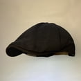 thumbnail image 4 of D GROEE Vintage Beret Cap Driver Snap Hat Peaky Newsboy Hunting Beret Flat Cap Sun Herringbone Caps for Men, 4 of 7