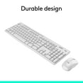 thumbnail image 6 of Logitech Wireless Combo Keyboard, Off White, Walmart Exclusive, 6 of 10