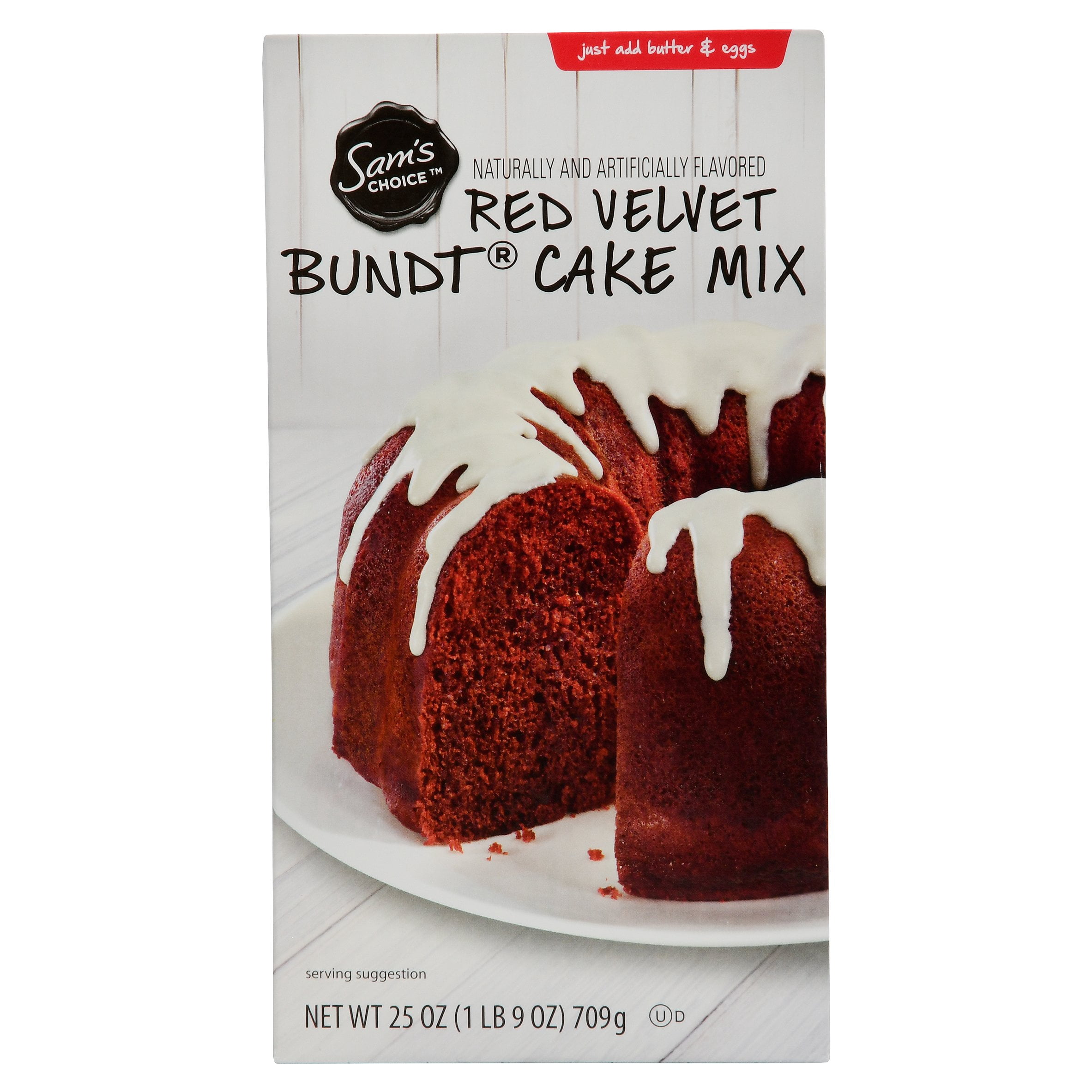 Sam's Choice Red Velvet Bundt Cake Mix, 25 oz
