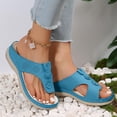 thumbnail image 2 of Amzcrzy Zapatos de mujer,Zapatos de mujer,Zapatillas de mujer, Sandalias y pantuflas de playa planas con punta abierta para mujer Sandalias Mujer Zapatillas De Casa, 2 of 8