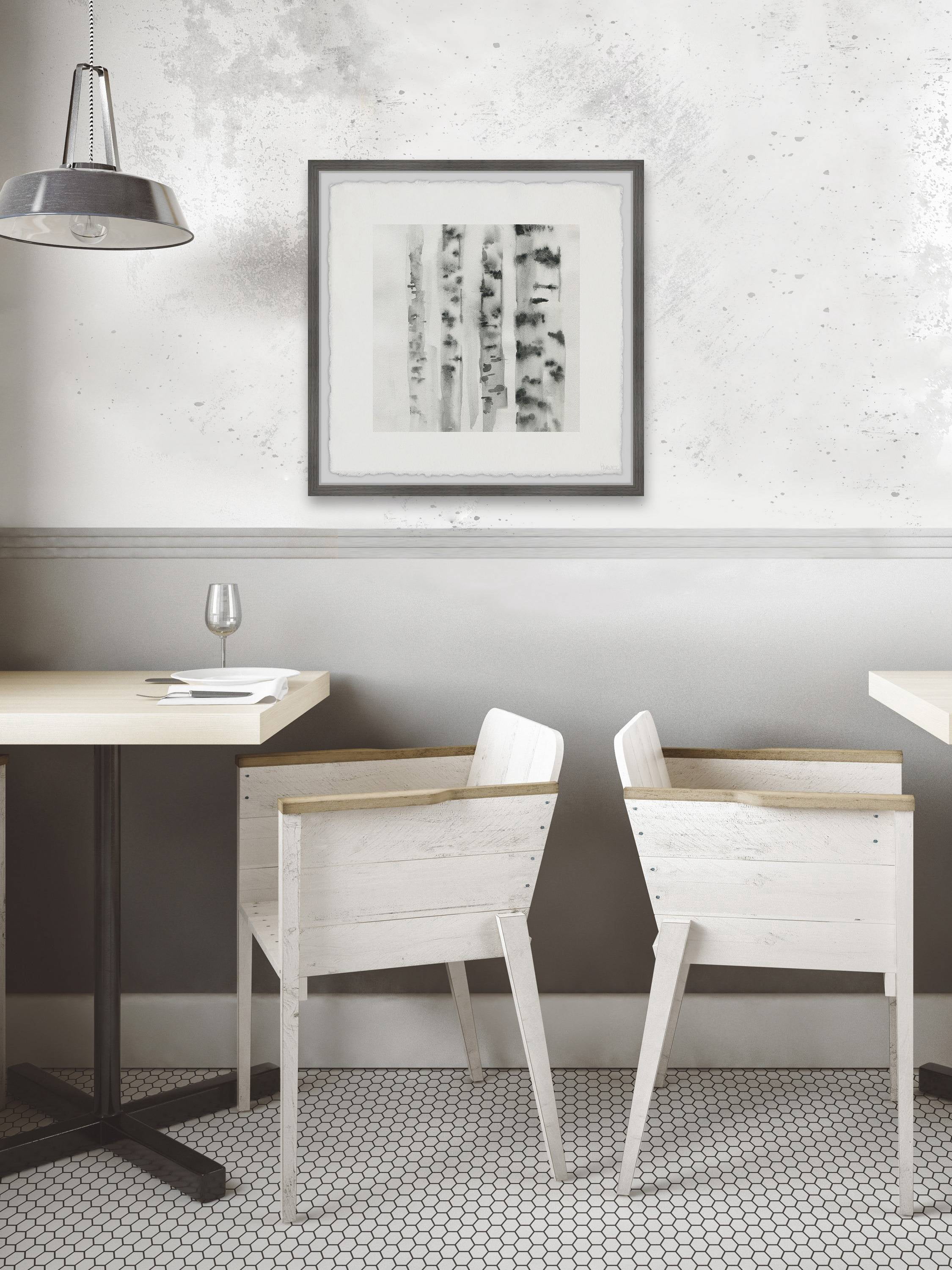 Parvez Taj Branches Marks Framed Wall Art