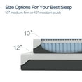 thumbnail image 6 of Cole & Rye Spirit 10" Medium Cooling Gel Memory Foam Hybrid Mattress, Queen, 6 of 10