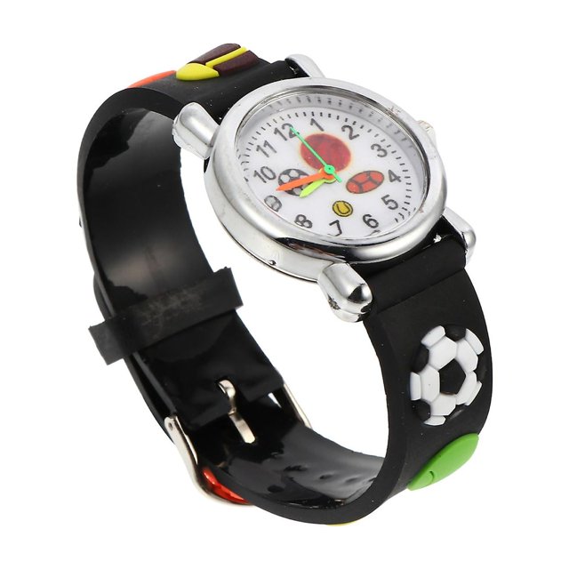 Reloj de pulsera con dibujos animados en 3D para niños y niñas, regalo de cumpleaños