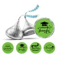 thumbnail image 1 of Darling Souvenir DIY 190 Pcs Graduation Theme Stickers for chocolate Candy Labels-Forest Green, 1 of 2