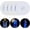Blue, variant on WE LED Coaster,10 Pack LED Cup Holder Lights, Liquor Bottle Light Stickers Coasters, Flash Light Up Bar Coaster for Club, Bar, Party, Wedding Decor (Purple)