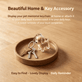 thumbnail image 2 of Dog Hair Storage Keychain, Clear Puppy Shaped Pet Fur Keepsake Capsule Pendant, Portable Pet Hair Memorial Holder Key Ring, Sentimental Gift for Dog Lovers, 2 of 10