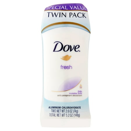 Dove Fresh 2.6 oz, Twin Pack