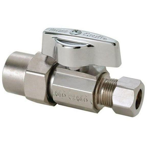 Brasscraft Manufacturing KTPR14XC1 Stop Straight Cpvc - 0.5 Nom x 0.375 in. O.D
