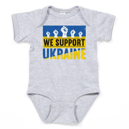 

CafePress - We Support Ukraine Body Suit - Cute Infant Bodysuit Baby Romper