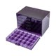 thumbnail image 4 of Organizador de joyas con 5 cajones y compartimentos para guardar artículos de manicura. Morado oscuro, 4 of 9