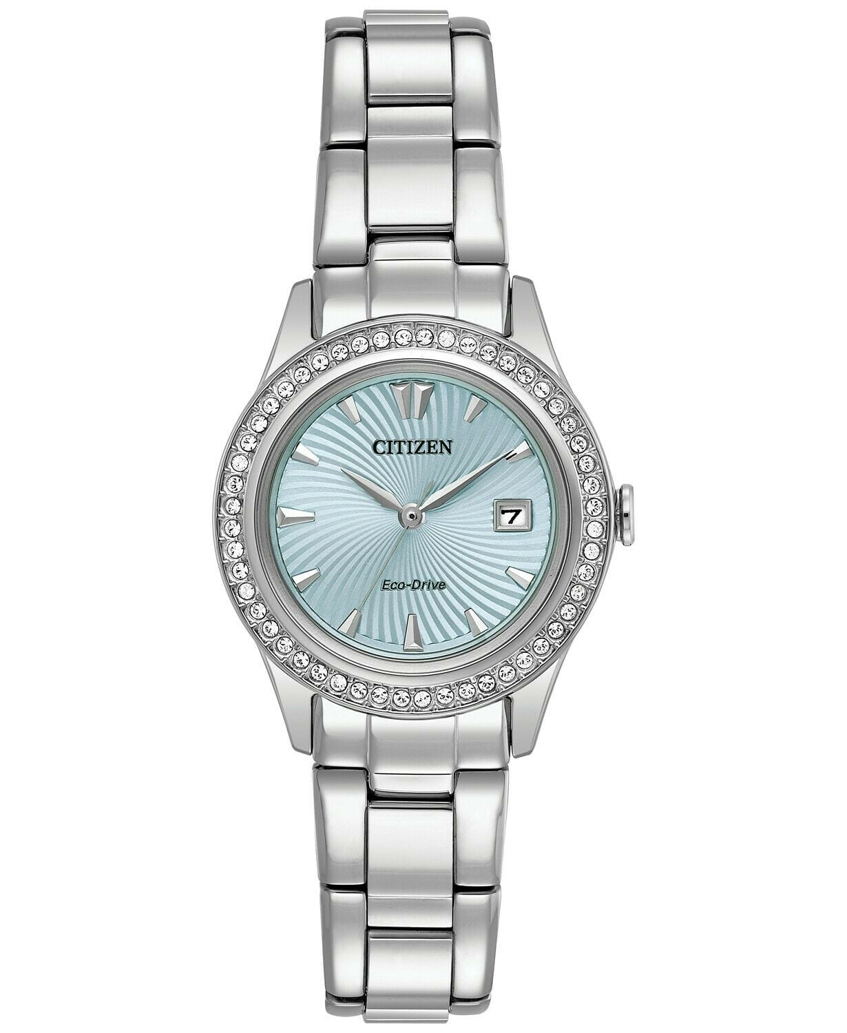 Citizen Citizen Women S Eco Drive Crystal Accent Stainless Steel Watch