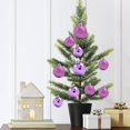 thumbnail image 6 of Christmas Ornaments Bulk Shatterproof Purple Christmas Decorations Ball Set Purple, 6 of 6