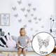 thumbnail image 1 of Ganfancp Pegatinas de Pared Huecas Decoración Del Hogar Pegatinas de Pared de Cartón Liquidación Pegatinas de 12 Mariposas, 1 of 7