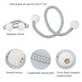 thumbnail image 2 of 4Pcs Magnetic Curtain Tiebacks, Curtain Holdbacks Curtain Tie Backs for Artistic Room Bedroom Office Decor (Grey), 2 of 7