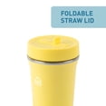 thumbnail image 2 of ThermoFlask 24 oz Insulated Stainless Steel Straw Tumbler, Canary, 2 of 7