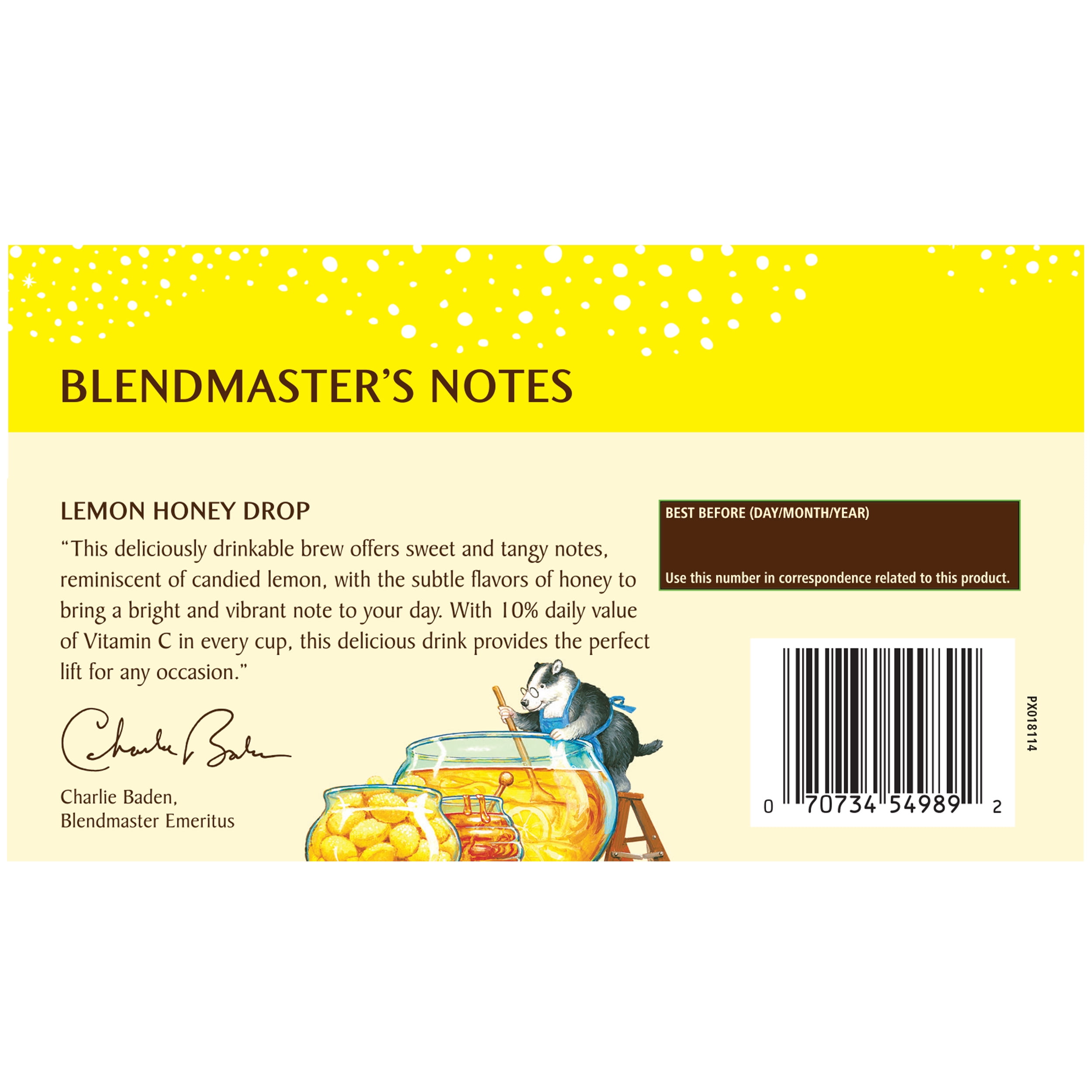 (6 pack) Celestial Seasonings Caffeine-Free Lemon Honey Drop Herbal Tea Bags (16 Count)