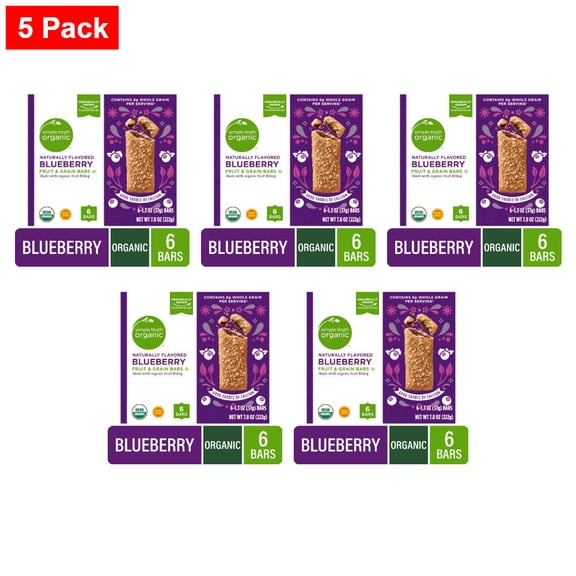 Simple Truth Blueberry Breakfast Bars 6 ct / 7.8 oz - 5 Pack
